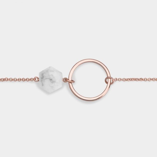 PULSERA CLUSE ROSA IDYLLE EFECTO MARMOL