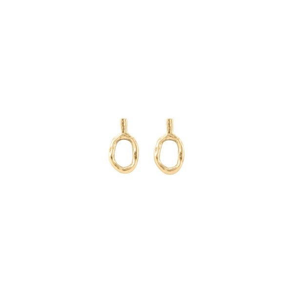 PENDIENTES UNO DE 50 DORADOS